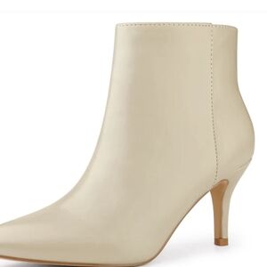Chic Cream Ankle Booties